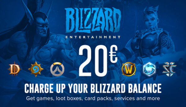 Blizzard Gift Card 20€ - Europe