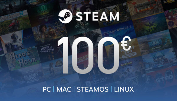Steam Gift Card 100€ - Eurozone