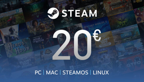 Steam Gift Card 20€ - Eurozone