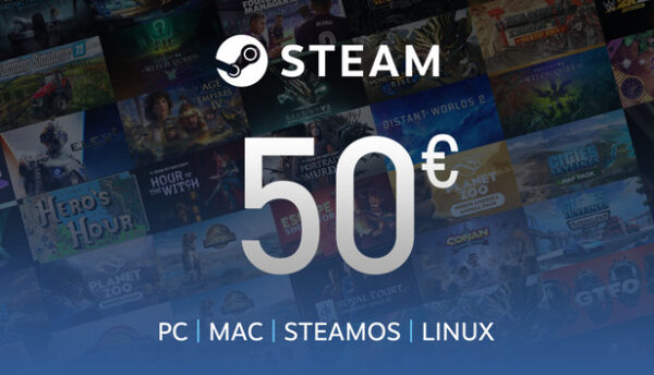 Steam Gift Card 50€ - Eurozone